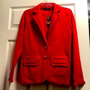 Ralph Lauren red blazer.  Brand new with tags